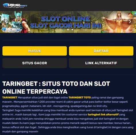 Login taringbet com - BANDAR TOGEL ONLINE TERPERCAYA | LIVE GAME ONLINE KUALITAS TERBAIK | MINIMAL DEPOSIT IDR 5